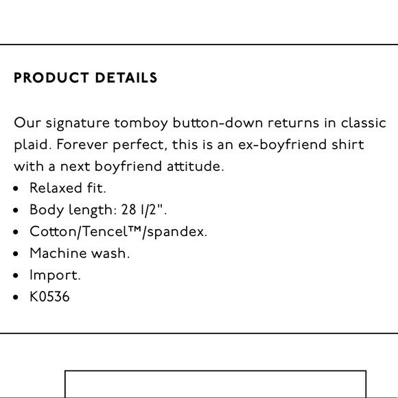 Madewell Classic Ex-Boyfriend Shirt Seconda Plaid - Picture 6 of 6